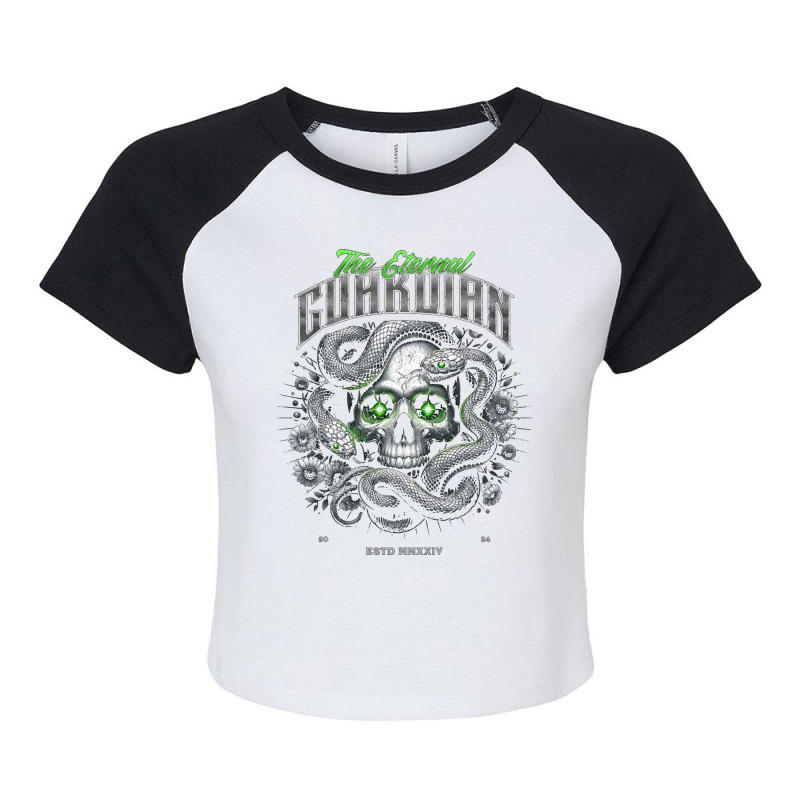 The Eternal Guardian Raglan Crop Top by phamtruong | Artistshot