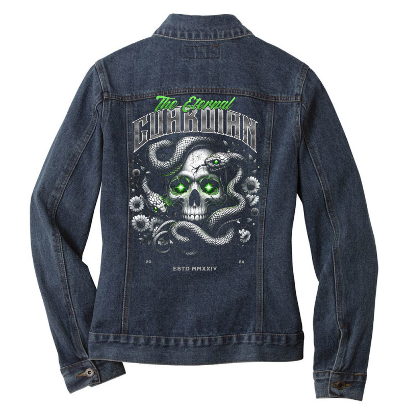 The Eternal Guardian Ladies Denim Jacket by phamtruong | Artistshot