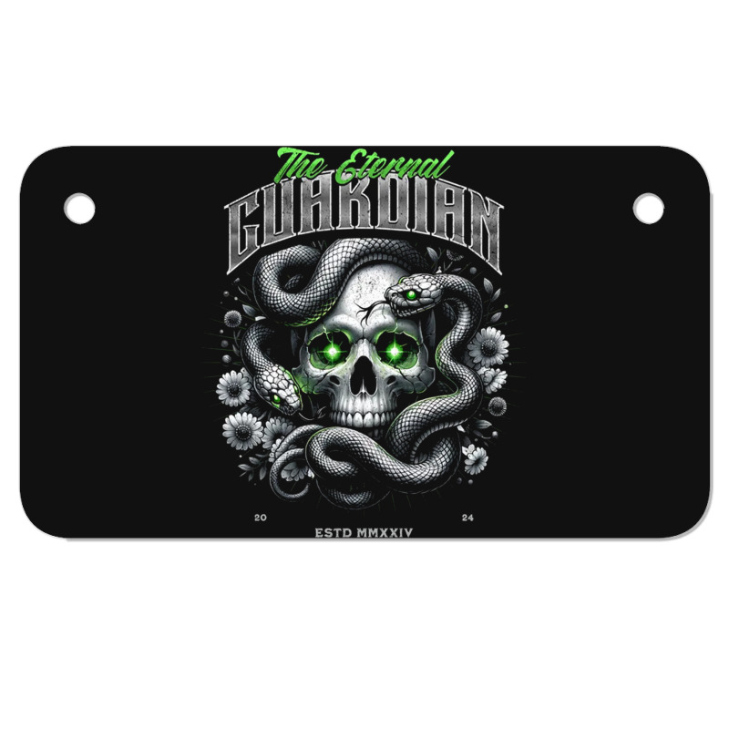 The Eternal Guardian Motorcycle License Plate | Artistshot