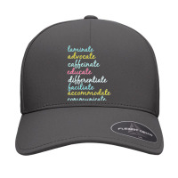 Special Education Teacher Laminate Advocate Caffeinate T Shirt Seamless Cap | Artistshot