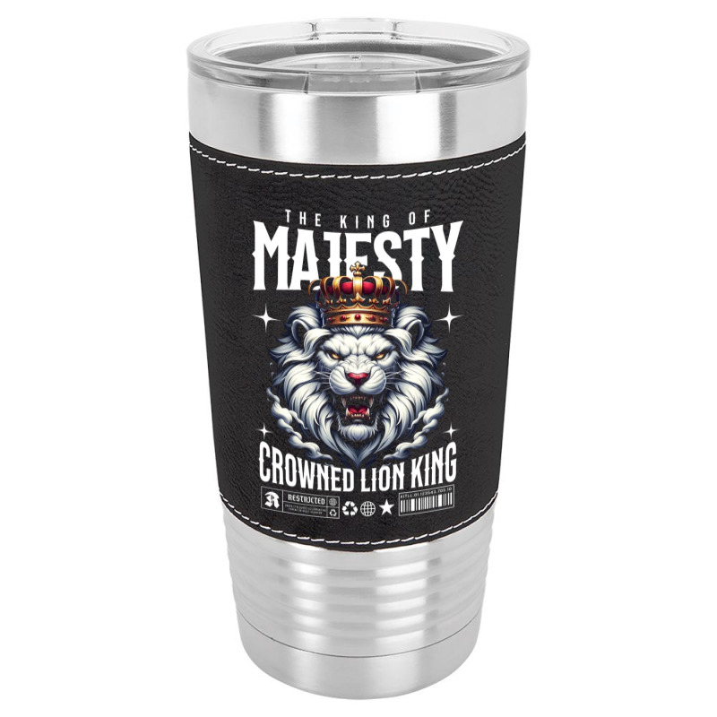 The Lion King Of Majesty Leatherette Tumbler | Artistshot