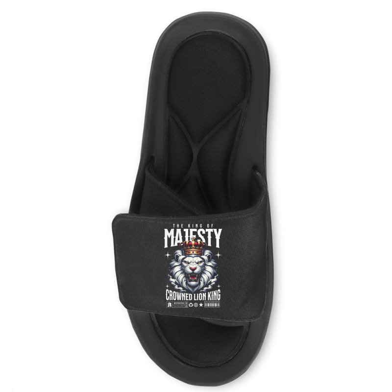 The Lion King Of Majesty Slide Sandal | Artistshot