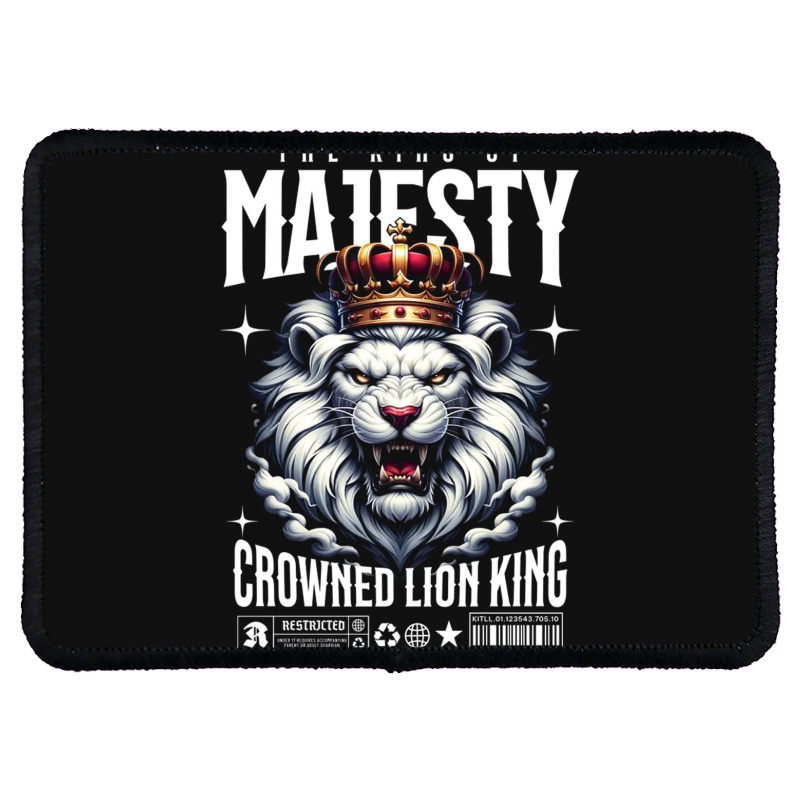 The Lion King Of Majesty Rectangle Patch | Artistshot