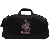 The Silent Savage Active Duffel | Artistshot