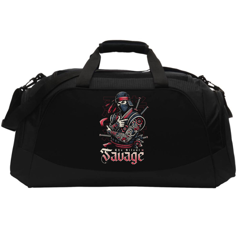 The Silent Savage Active Duffel | Artistshot