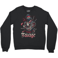 The Silent Savage Crewneck Sweatshirt | Artistshot