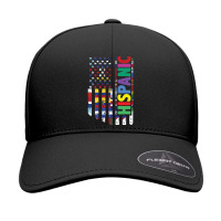 Usa And Latin American Countries Flag Hispanic Heritage Pullover Hoodi Seamless Cap | Artistshot