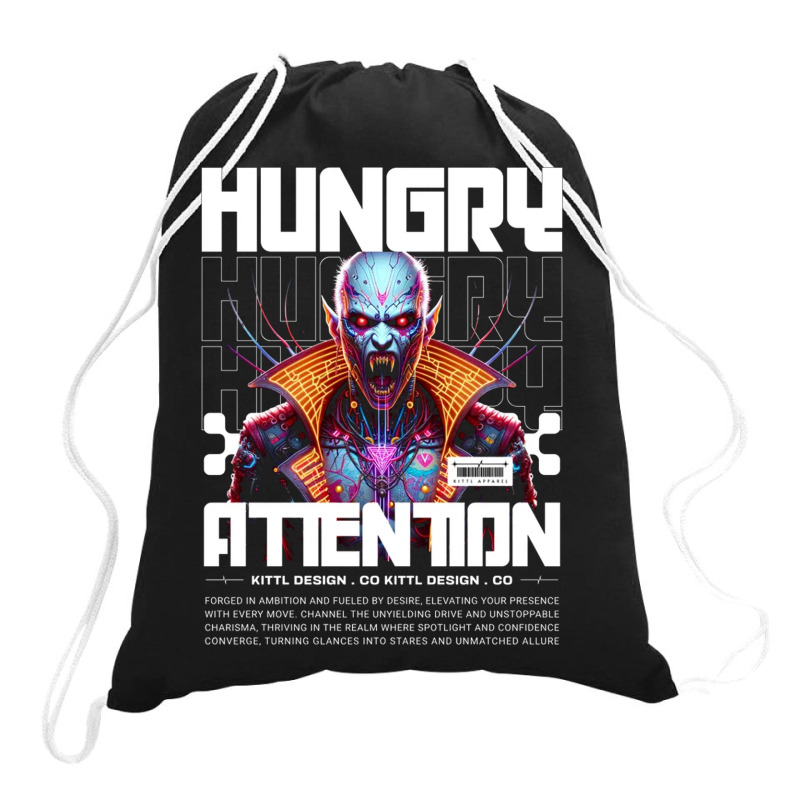 The Vampire's Attention Was Hungry Drawstring Bags | Artistshot