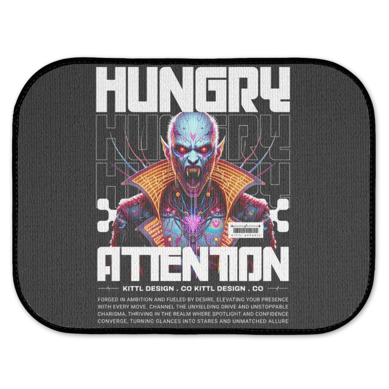 The Vampire's Attention Was Hungry Rear Car Mat | Artistshot