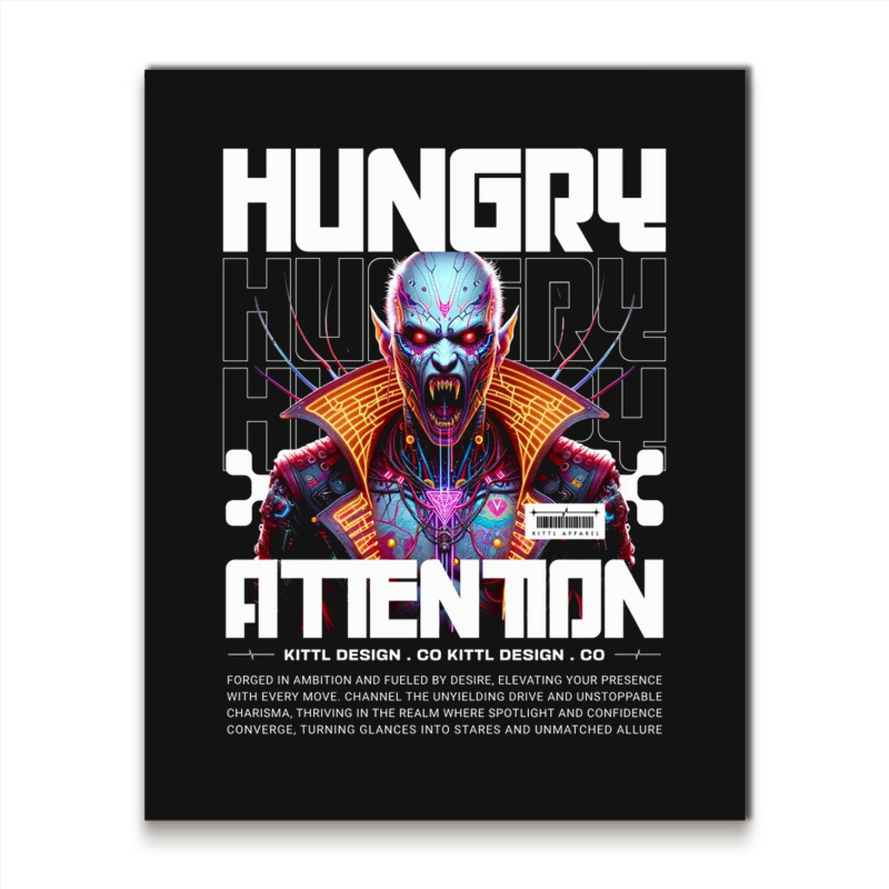 The Vampire's Attention Was Hungry Metal Print Vertical | Artistshot