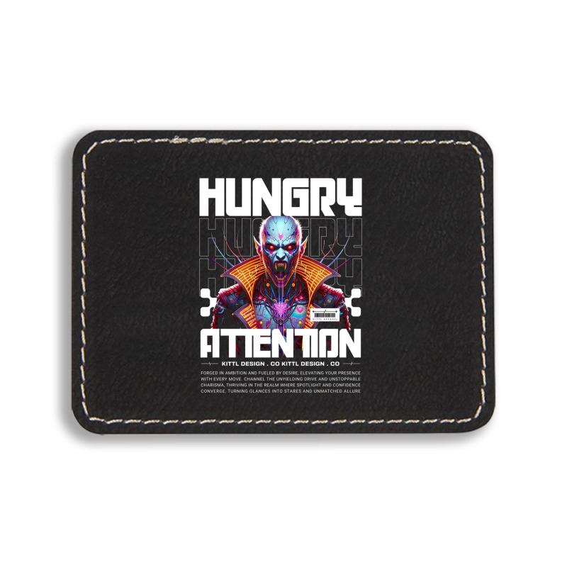 The Vampire's Attention Was Hungry Rectangle  Leatherette Patch | Artistshot