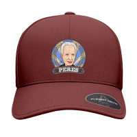 Shimon Peres Israeli President Prime Minister Retro Style Seamless Cap | Artistshot