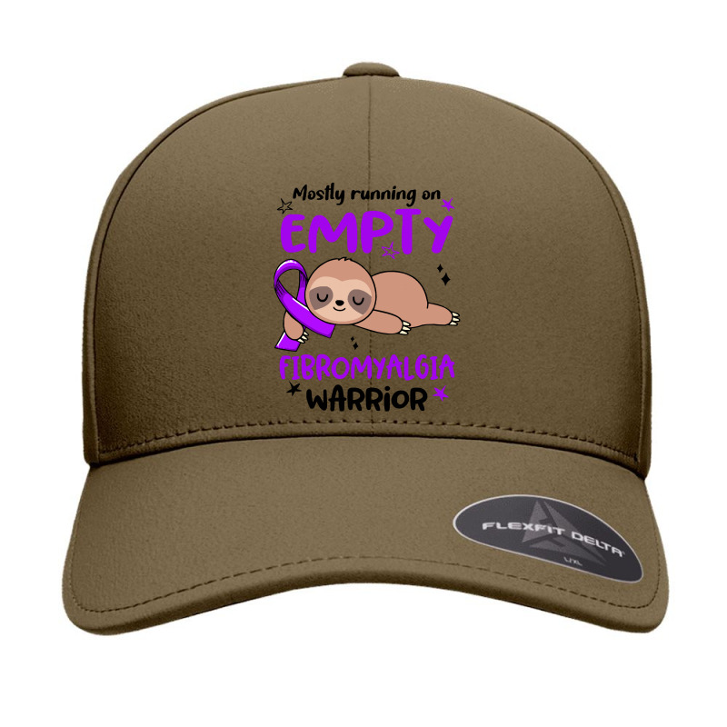 Fibromyalgia Awareness T  Shirt Mostly Running On Empty Fibromyalgia W Seamless Cap by hardlyvagabond | Artistshot