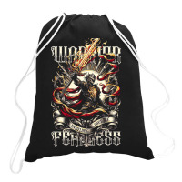 Unyielding Courage Drawstring Bags | Artistshot