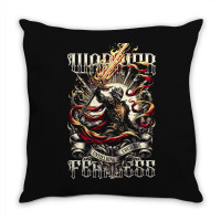 Unyielding Courage Throw Pillow | Artistshot