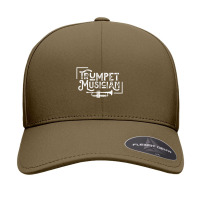 Trumpet Musician Player Trumpeter Seamless Cap | Artistshot