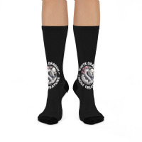 White Dragon Holly Creature Crew Socks | Artistshot