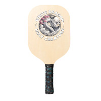 White Dragon Holly Creature Pickleball Paddle | Artistshot