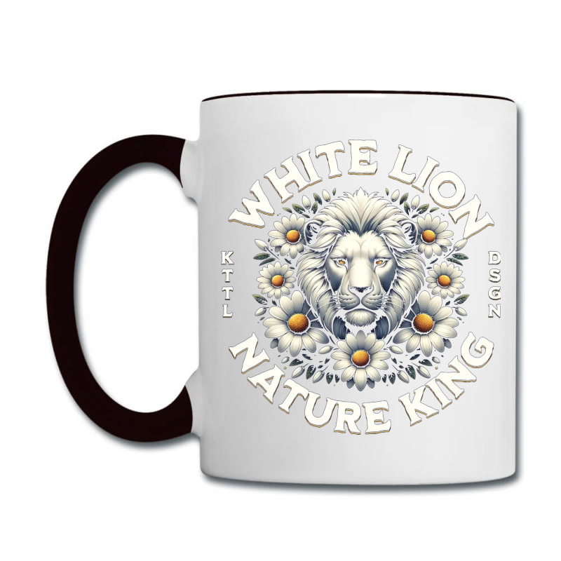 White Lion Nature King Coffee Mug | Artistshot