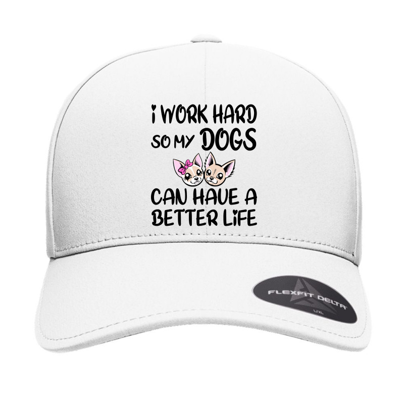 I Work Hard So My Dog Can Have A Better Life-4wc32 Seamless Cap by Kanmopsuk45 | Artistshot