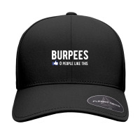 Burpees 0 People Like This Seamless Cap | Artistshot