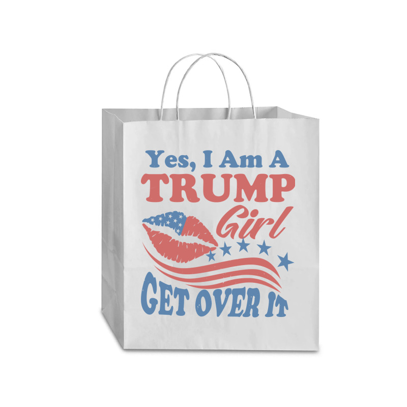 Yest I Am A Trump Girl 3 Traveler Paper Bag -13 X 6 X 15 3/4 | Artistshot