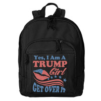 Yest I Am A Trump Girl 3 Basic Backpack | Artistshot