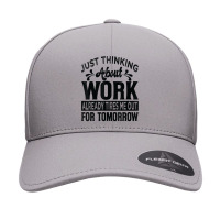 Just Thinking About Work Already Tires Me Out For Tomorrow T Shirt Seamless Cap | Artistshot