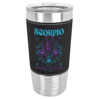 Zodiac Scorpio Vintage Leatherette Tumbler | Artistshot