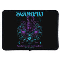 Zodiac Scorpio Vintage Rectangle Patch | Artistshot