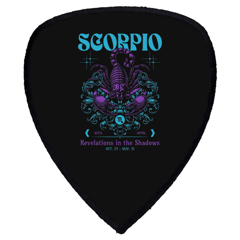 Zodiac Scorpio Vintage Shield S Patch | Artistshot