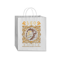 Zodiac Skull Lion Leo Vintage Traveler Paper Bag -13 X 6 X 15 3/4 | Artistshot