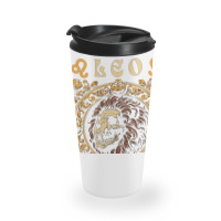 Zodiac Skull Lion Leo Vintage Travel Mug | Artistshot