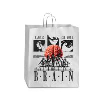 Always Use Your Brain Queen Paper Bag - 16 X 6 X 19 1/4 | Artistshot