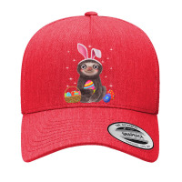 Sloth With Bunny Ears And Easter Eggs Funny, Sloth With Bunny Ears, Ea Yupoong Trucker Cap | Artistshot