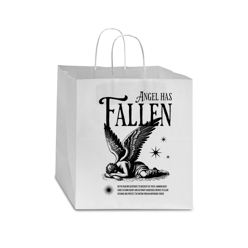 Angel Has Fallen Star Paper Bag - 13 X 7 X 13 | Artistshot