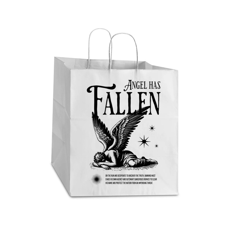 Angel Has Fallen Take Out Paper Bag - 14 X 10 X 15 1/2 | Artistshot