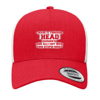 Head Surgery Get Well Soon Recovery Gag Yupoong Trucker Cap | Artistshot