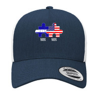 Half American Half Honduran Flag Combined Honduras Catracho T Shirt Yupoong Trucker Cap | Artistshot