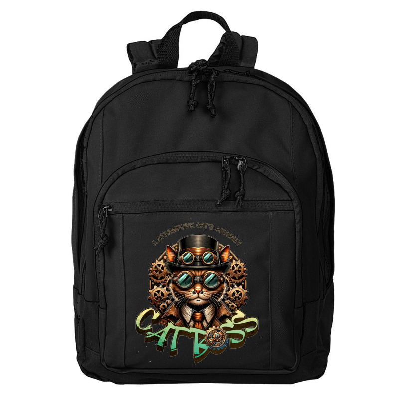 Cat Boss, A Steampunk Cat's Journey Basic Backpack | Artistshot