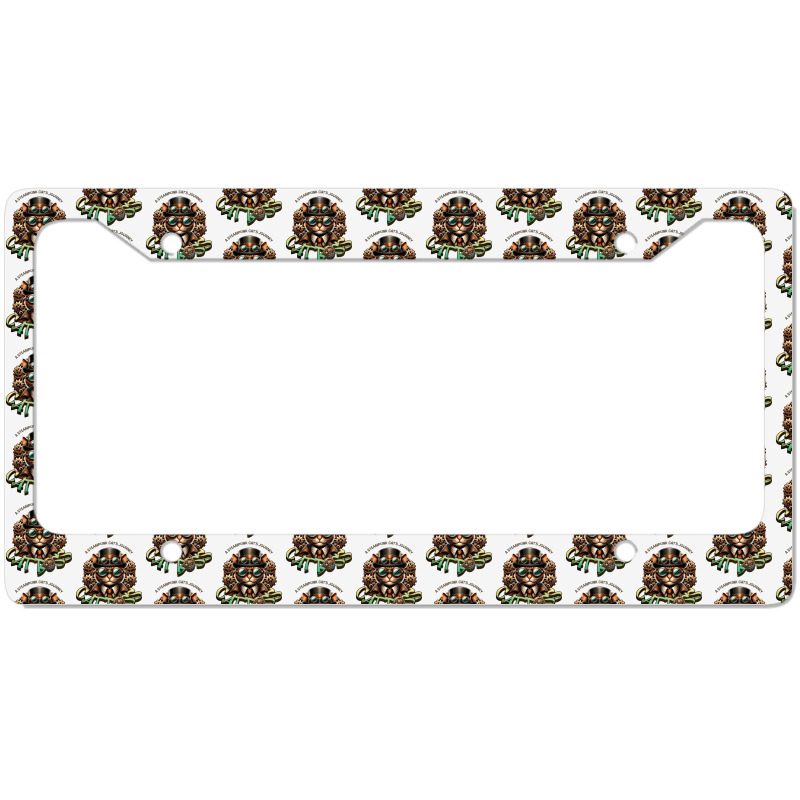 Cat Boss, A Steampunk Cat's Journey License Plate Frame | Artistshot