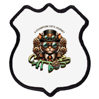 Cat Boss, A Steampunk Cat's Journey Shield Patch | Artistshot