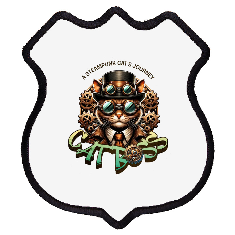 Cat Boss, A Steampunk Cat's Journey Shield Patch | Artistshot