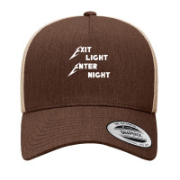 Exit Night Enter Light Heavy Metal Design Yupoong Trucker Cap | Artistshot