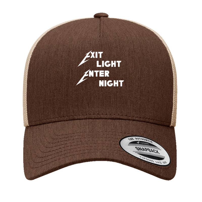 Exit Night Enter Light Heavy Metal Design Yupoong Trucker Cap by WayneDavid | Artistshot