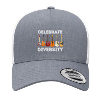 Celebrate Diversity Guitar Lover & Guitarist Yupoong Trucker Cap | Artistshot