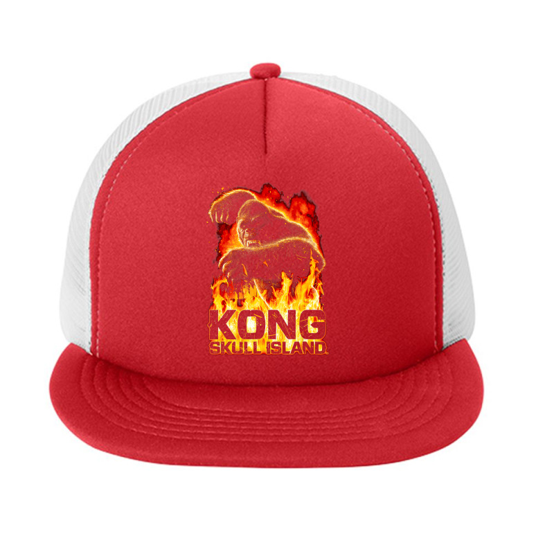 Kong Skull Island Out Of The Fire Foam Snapback hat by Kuwannin528 | Artistshot