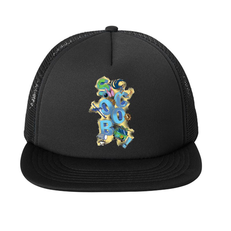 Scoob! Title Stacked Foam Snapback hat by Kenruhaea79 | Artistshot