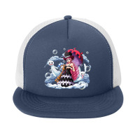 Two Ghost Cute Perone Foam Snapback Hat | Artistshot