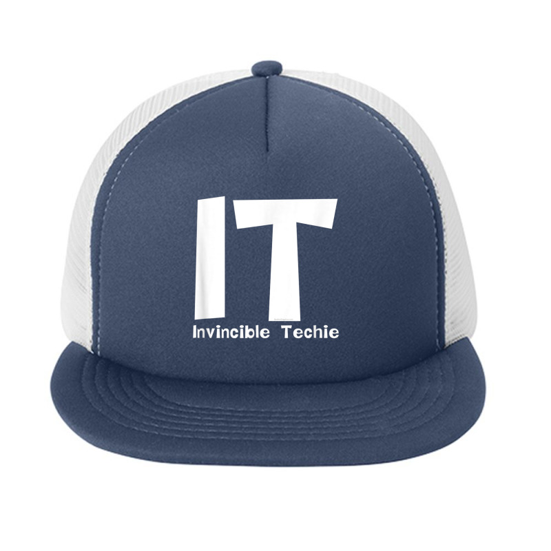 Invincible Techie Computer Information Technology Foam Snapback hat by cm-arts | Artistshot